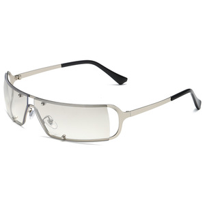 RTS Fashion Y2K Metal <b>Frame</b> Future Styles UV Protection Durable Sunglasses 2026 for Women Men Trending - Product Image 4