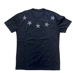 เสื้อยืดผู้ชายประดับเพชร ดีไซน์ใหม่มาแรง ขายดีที่สุด ขายส่ง เสื้อยืดผู้ชายประดับเพชร - Product Image 1