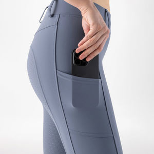 Pantalons d'équitation pour femmes, design OEM, vêtements respirants, légers, en coton et polyester, jodhpurs sportifs modernes - Product Image 1