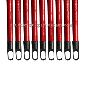 Escoba y fregona de madera de eucalipto vietnamita con hilo de Italia México colores personalizados ecológicos para la limpieza del hogar - Product Image 5