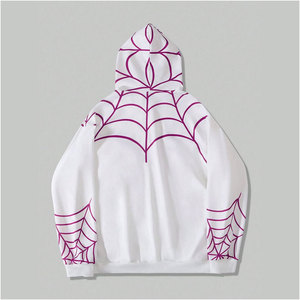 Sweat à capuche ample et léger pour femme Wearpex, 100 % coton molletonné 400g, écologique, respirant, délavé à l'acide, brodé, uni - Product Image 2