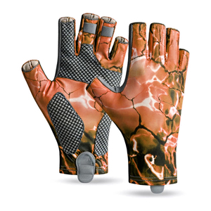 Guantes de Pesca Sublimados Unisex de Primera Calidad, Impermeables, con Logotipo Personalizado, Tallas Variadas, Material de Nailon/Spandex, para Uso en Exteriores, la Mejor Calidad - Product Image 1