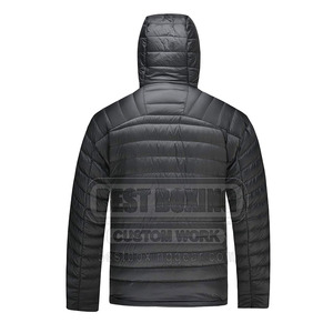 <b>Soft</b> <b>Shell</b> Puffer <b>Jacket</b> Lightweight Warm Quilted Coat Windproof Casual Wear <b>Men</b> Puffer <b>Jacket</b> - Product Image 2