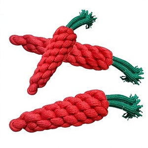 Personalizado lindo interactivo masticar Squeaky mascota perro juguetes de peluche juguetes para mascotas Squeaky trenzado masticable mascota perro y cachorros juguetes proveedor - Product Image 1