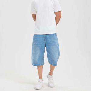 Short en jean délavé pour homme, de haute qualité, en denim, léger, style décontracté, dernière mode - Product Image 5