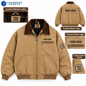 Veste de travail pour hommes, en mélange polyester/coton, épaisse, écologique, respirante, résistante aux flammes, pour mécaniciens et travailleurs industriels, vente en gros - Product Image 5