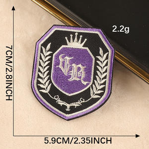 Custom Embroidery Patch Factory Wholesale Abstract Fabric <b>Applique</b> for Jackets Hats Backpacks Clothing Decorative Iron On Sew On - Product Image 6