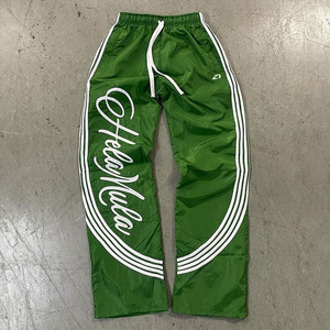 Pantalones Deportivos Script para Hombre, Cintura Elástica, Corte Holgado, Ligeros, Resistentes al Viento, Diseño con Rayas Curvas, Ropa Urbana, Pedido al por Mayor - Product Image 4