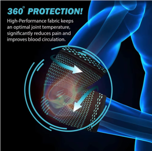 1 pièce Manchon de soutien du coude en polyester élastique respirant à compression réglable pour le sport, unisexe adulte - Product Image 3