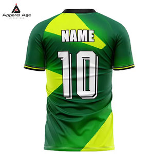ออกแบบเสื้อฟุตบอลยูนิเซ็กซ์ของคุณเอง ผ้าโพลีเอสเตอร์ 100% ระบายอากาศได้ดี เป็นมิตรกับสิ่งแวดล้อม แขนสั้น สไตล์ล่าสุด ขายดีที่สุด ลดราคาออนไลน์ - Product Image 4
