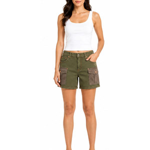 Custom Logo <b>Women's</b> <b>Cargo</b> <b>Shorts</b> Cheap Price Casual Multi Pocket Summer Outdoor Fashion Wholesale - Product Image 1