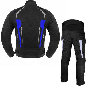 Combinaison de moto pour homme de haute qualité en Cardura, coupe-vent, grande taille, respirante, ignifuge, ensemble veste et pantalon personnalisé - Product Image 3