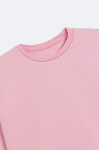 Camisetas de Algodón 100% Tejidas para Hombre, Diseño Personalizado, Color Rosa, Corte Holgado y Ligero, Estilo Casual, Alta Calidad, Ajuste Cuadrado, Más Vendidas - Product Image 6