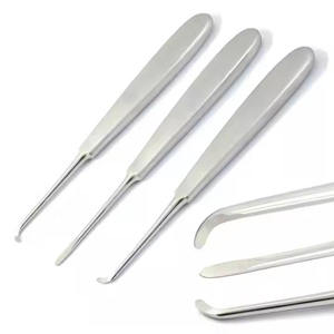 Kit d'instruments d'extraction dentaire pour implants : Élévateurs de racine, extracteurs de dents, PDL, Sinus Lift, en acier, manuel, poignée ergonomique, certifié CE par GS - Product Image 6