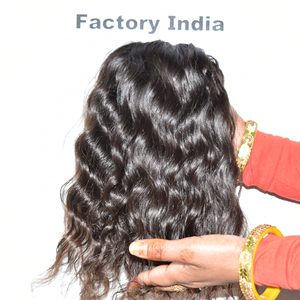100% Cuticle Aligned Wavy Remy Indian Virgin Hair 100g Bundles Machine Double Weft Loose Wave Unprocessed <b>Cheap</b> Hair <b>Extension</b> - Product Image 2