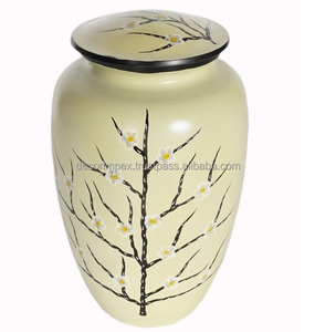 Urna Funeraria Moderna de Latón Hecha a Mano para Adultos, Recipiente para Cenizas, Florero de Mesa, Ecológica - Product Image 2