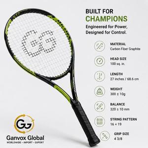 Overgrips de Tenis de Fibra de Carbono, Ligeros y Duraderos, Forma de Diamante 16x19, para Entrenamiento y Uso en Exteriores - Product Image 4