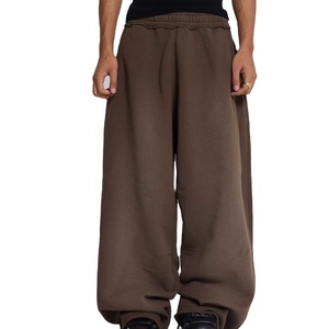 Pantalon de jogging cargo surdimensionné personnalisé pour homme, en molleton, multi-poches, streetwear, coupe ample, en coton, décontracté - Product Image 1