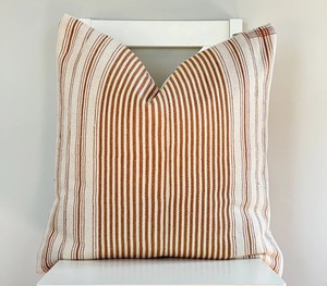 100% Woven Cotton Stripe Cushion Cover | Decorative Sofa Throw Pillow Cover | Custom Wholesale - Product Image 5