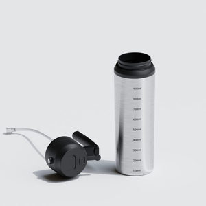 Fouet à crème moderne en acier inoxydable avec marquages de mesure et poignée en plastique, accessoires de cuisine, ensembles cadeaux, maison et cuisine - Product Image 2