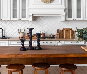 Candelabros de Madera Tallados a Mano para Bodas, Portavelas para Decoración del Hogar, Mesa, Ramadán, por MULTI CRAFT - Product Image 2