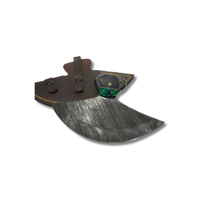 Cuchillo para Pizza de Acero de Damasco, Cuchillo de Cocina Hecho a Mano de Alta Calidad, Utensilio de Corte de Acero Premium, Afilado - Product Image 1