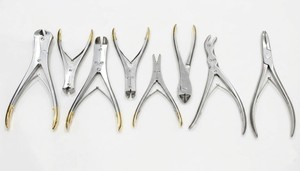 ชุดเครื่องมือตัดลวดและเข็มออร์โธปิดิกส์ 8 ชิ้น สำหรับการผ่าตัดและการทำหัตถการสัตวแพทย์ คีมสแตนเลสแบบใช้ซ้ำได้ TC Jaw - Product Image 4