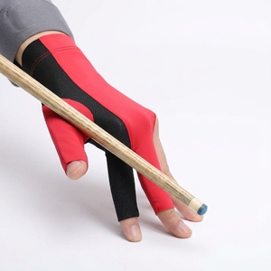 Guantes de billar de tres dedos antideslizantes, resistentes al desgaste, transpirables y de alta elasticidad al por mayor - Product Image 3