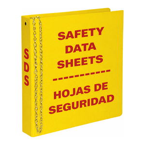 Bilingual SDS <b>Binder</b> 1.5-Inch <b>Ring</b> English/Spanish PVC for Lab and Industrial Safety Management - Product Image 2