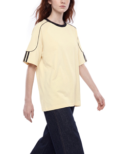 Camiseta de Cuello Redondo Extra Grande para Hombre, Manga Corta, Color Sólido Informal, Transpirable, Tejido de Punto de 240 g, 100 % Algodón Jersey - Product Image 2