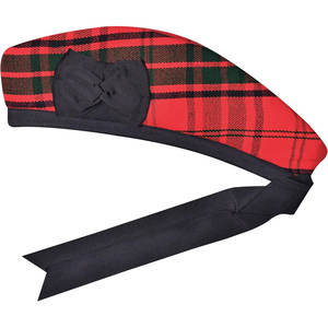 Bonnet Glengarry écossais traditionnel pour bagpipeur en tissu durable mélange laine-acrylique OEM ODM - Product Image 5