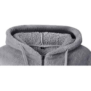 เสื้อสเวตเชิ้ตเดรสผู้หญิงแบบสวมหัวสำหรับฤดูหนาว ผ้าฝ้ายฟลีซ 100% ทรงโอเวอร์ไซส์ มีฮู้ด ระบายอากาศ กันลม ปักลาย - Product Image 4