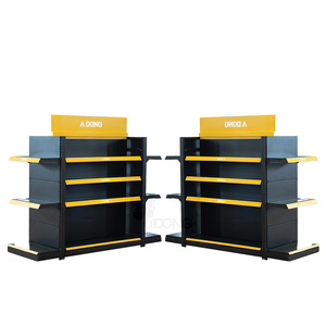 ADONG Double-Sided Metal 3-Tier Retail Display Rack Supermarket Product Display Stand OEM Vietnam - Product Image 1
