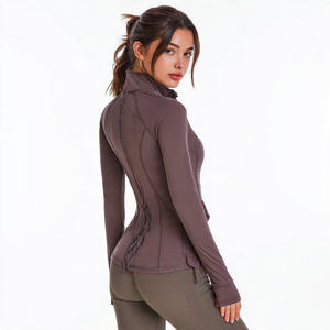 Chaqueta Deportiva para Hombre, para Yoga y Gimnasio, Cuello Alto, Logotipo Frontal, Corte Regular, Informal, Transpirable, para Entrenamiento de Invierno - Product Image 6