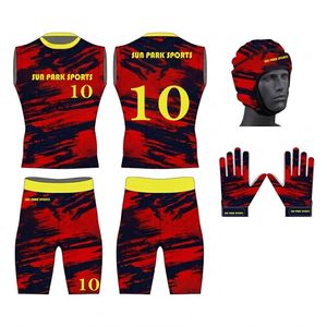 Sun Park Sports Wrestling Singlet Set Sublimated Print Moisture Wicking Fitted Sleeveless Adult Unisex Compression Wear - Product Image 4