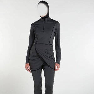 <b>Islamic</b> <b>Swimsuit</b> Regular Fit Modest Swimwear Women Swim Beach Waterproof Two piece Custom Logo Burkinis Set Muslim Swimwear - Product Image 5