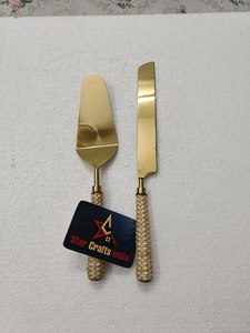 High Quality Metal Cake Server <b>Set</b> Dessert Knife Wedding Reception Kitchen Dining Tableware Pastry Serving Tool Use - Product Image 3