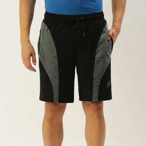 Pantalones Cortos Bermuda para Hombre, Negros, con Estampado Geométrico, con Bolsillos, Cintura Media, Estilo Casual, Tela de Algodón Transpirable, Cierre de Botón - Product Image 6