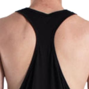 Men's Athletic <b>Racerback</b> Tank <b>Top</b> Sleeveless Gym Fitness Workout Shirt Breathable Lightweight Sportswear Casual Summer - Product Image 4