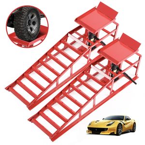 2 pz rampe di servizio autocarri per Auto sollevando le rampe idrauliche per Auto da 10.000 libbre per la riparazione Auto - Product Image 1