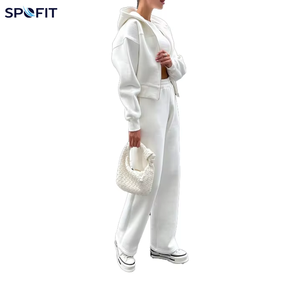 Conjunto de Sudadera con Capucha Extra Grande para Mujer, Estilo Informal, de Algodón, para Otoño e Invierno - Product Image 1