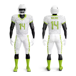 Meilleures ventes - Prix d'usine - Uniformes de football américain - Grandes tailles - Toutes les couleurs - Impression par transfert thermique tendance - Polyester - Product Image 1
