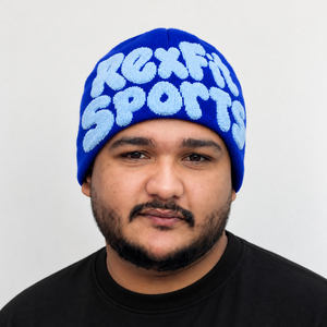 Casquette en tricot 100% acrylique de qualité supérieure Rexfit Sports, unisexe, pour adulte, bonnet d'hiver respirant, imperméable, design personnalisé, logo graphique - Product Image 2