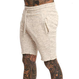 Shorts Bermuda en Coton Uni pour Homme avec Cordon de Serrage à la Taille, Décontractés, Respirants, Tricotés, Taille Mi-Haute – En Vente en Ligne - Product Image 5