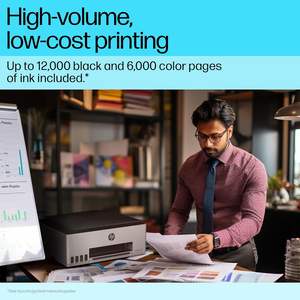 For Smart Tank 580 All-in-One WiFi Colour <b>Printer</b> 24 Ppm 1-Year Warranty & Support - Product Image 3