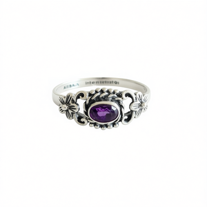 Anillo de Amatista de 2.0 Gramos, Conjunto de Joyería Fina - Product Image 2