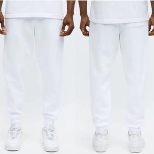 Nouveauté : Pantalons de jogging unisexes de haute qualité avec logo personnalisé, en tissu molletonné, pantalons pour hommes en tissu peigné, pantalons de jogging unis - Product Image 5
