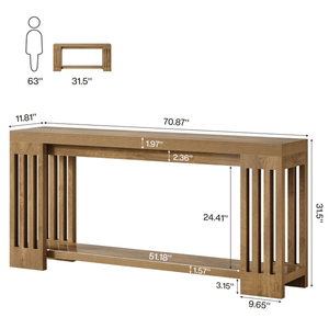 Consolle Lunga Moderna di Lusso in Legno Massello per Ingresso, Appartamento, Hotel o Soggiorno - Arredamento Contemporaneo per la Casa - Product Image 3