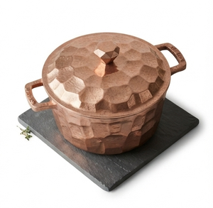 Olla para Salsas con Revestimiento de Cobre, Exportada de la India, para Uso en la Cocina, con Asas Laterales, Utensilios Domésticos - Product Image 3