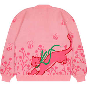 Suéter de Punto para Mujer con Cuello en V y Botones, Estilo Waffle, Largo, Informal, para Invierno, Suave y Transpirable - Product Image 2